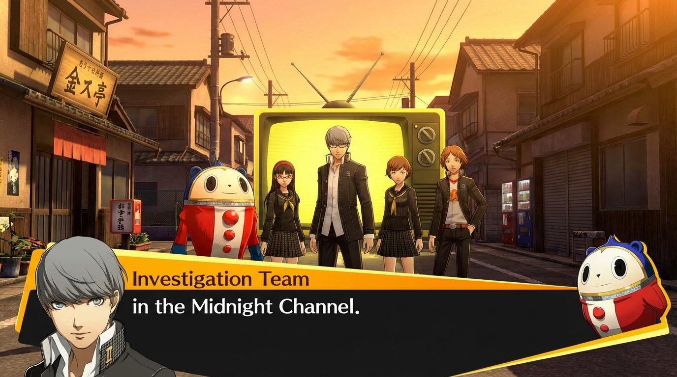 Persona 4 game screenshot