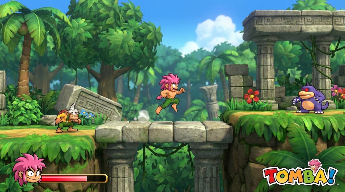 Tomba! game screenshot