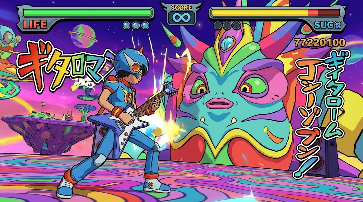 Gitaroo Man game screenshot