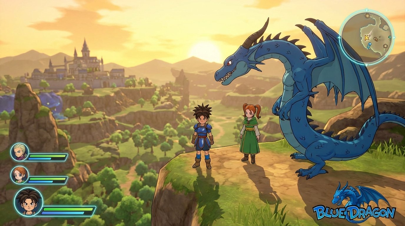 Blue Dragon game screenshot