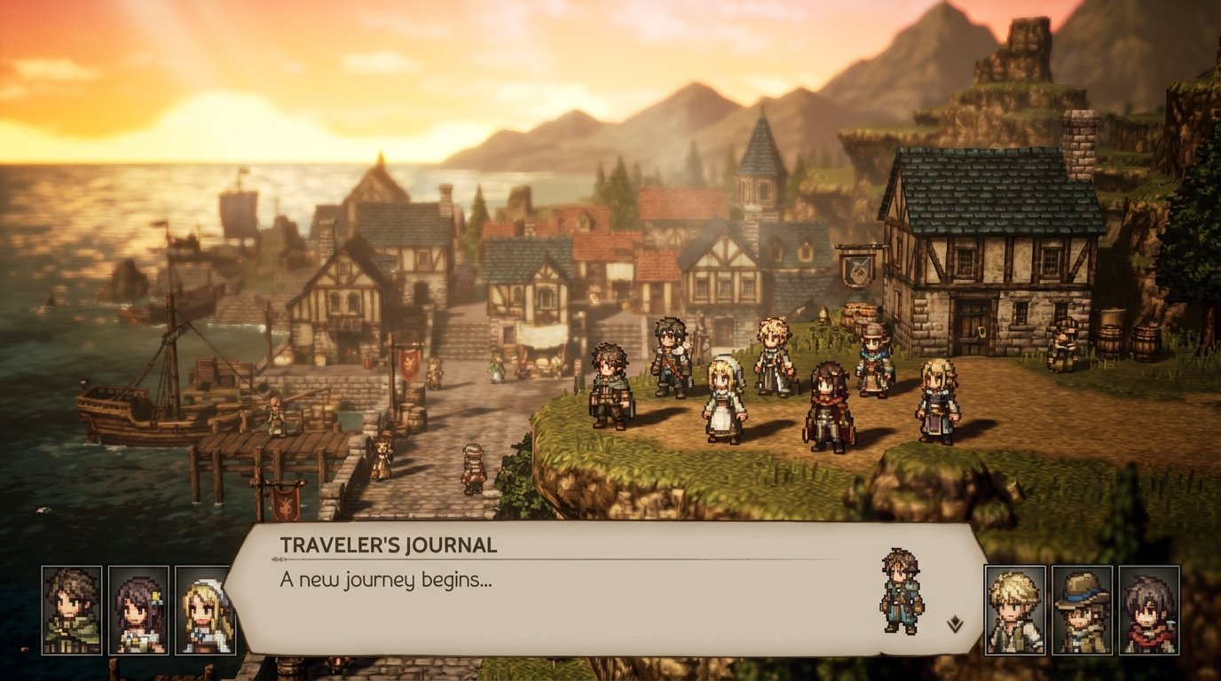 Octopath Traveler III game screenshot
