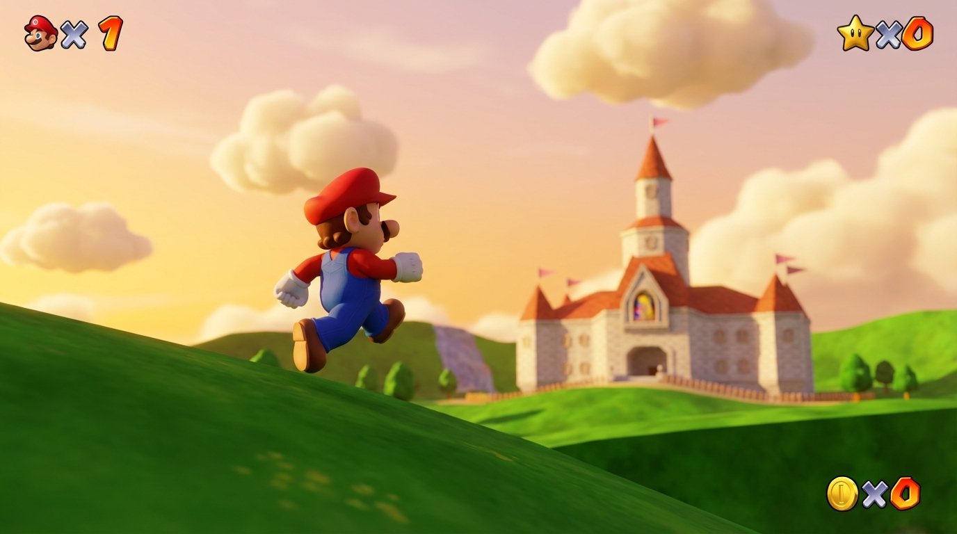 Super Mario 64 game screenshot