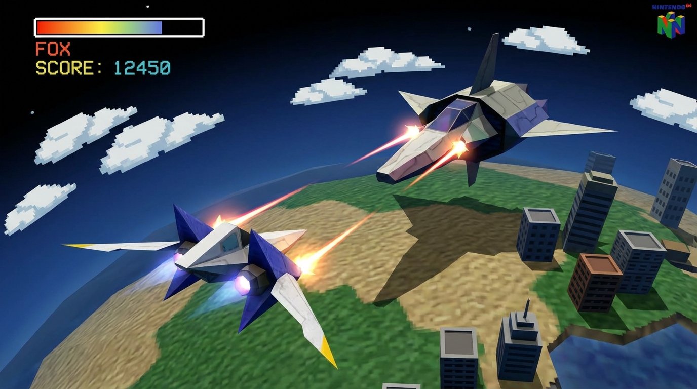Star Fox 64 game screenshot