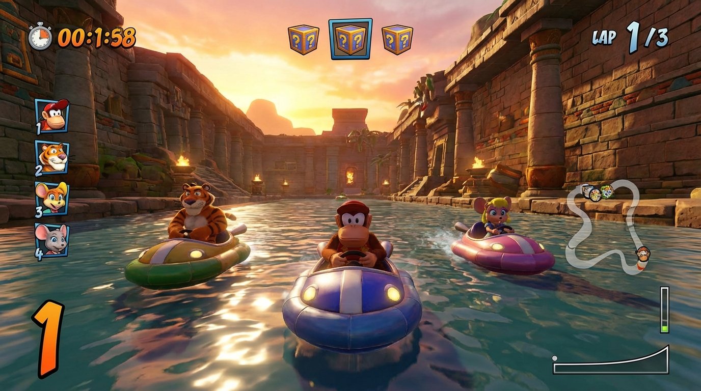 Diddy Kong Racing game screenshot