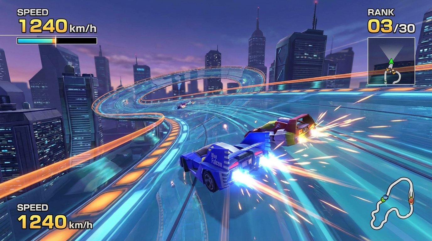 F-Zero X game screenshot