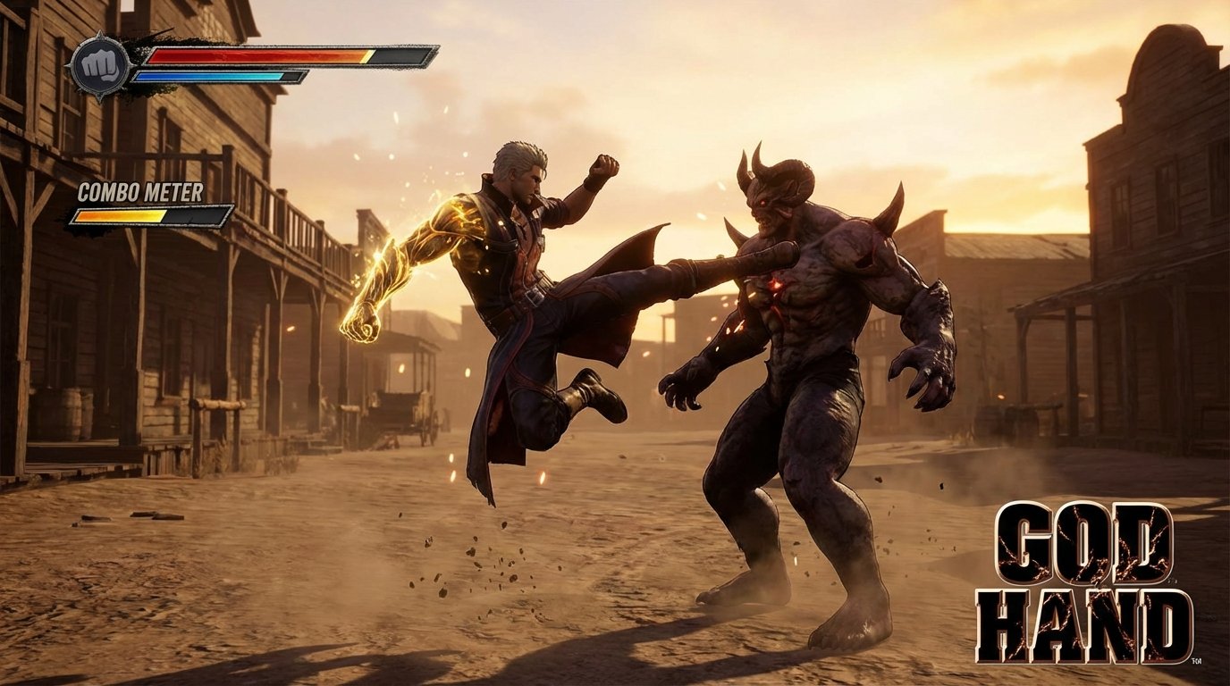 God Hand game screenshot