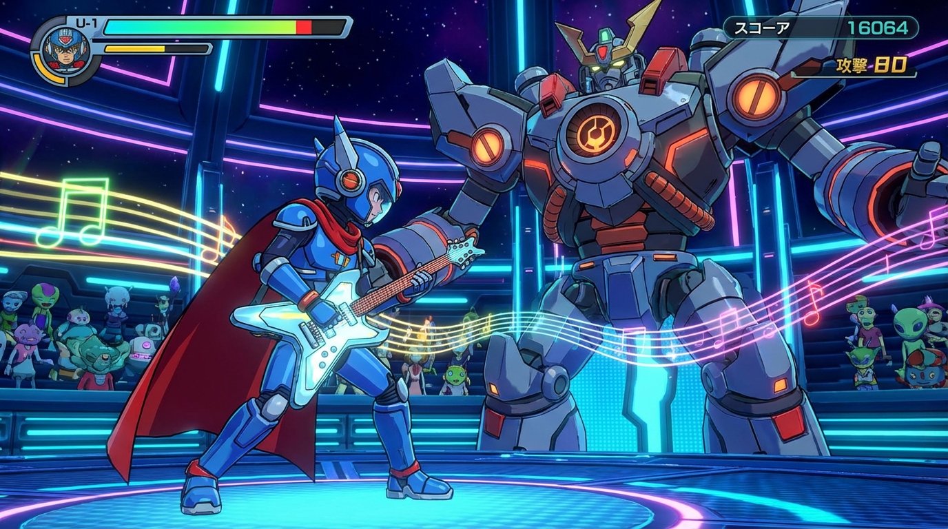 Gitaroo Man game screenshot