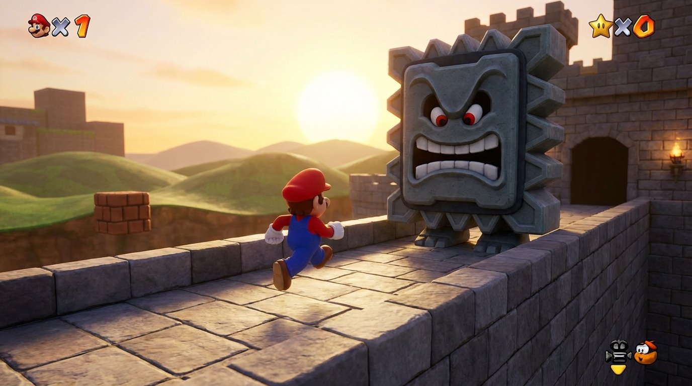 Super Mario 64 game screenshot