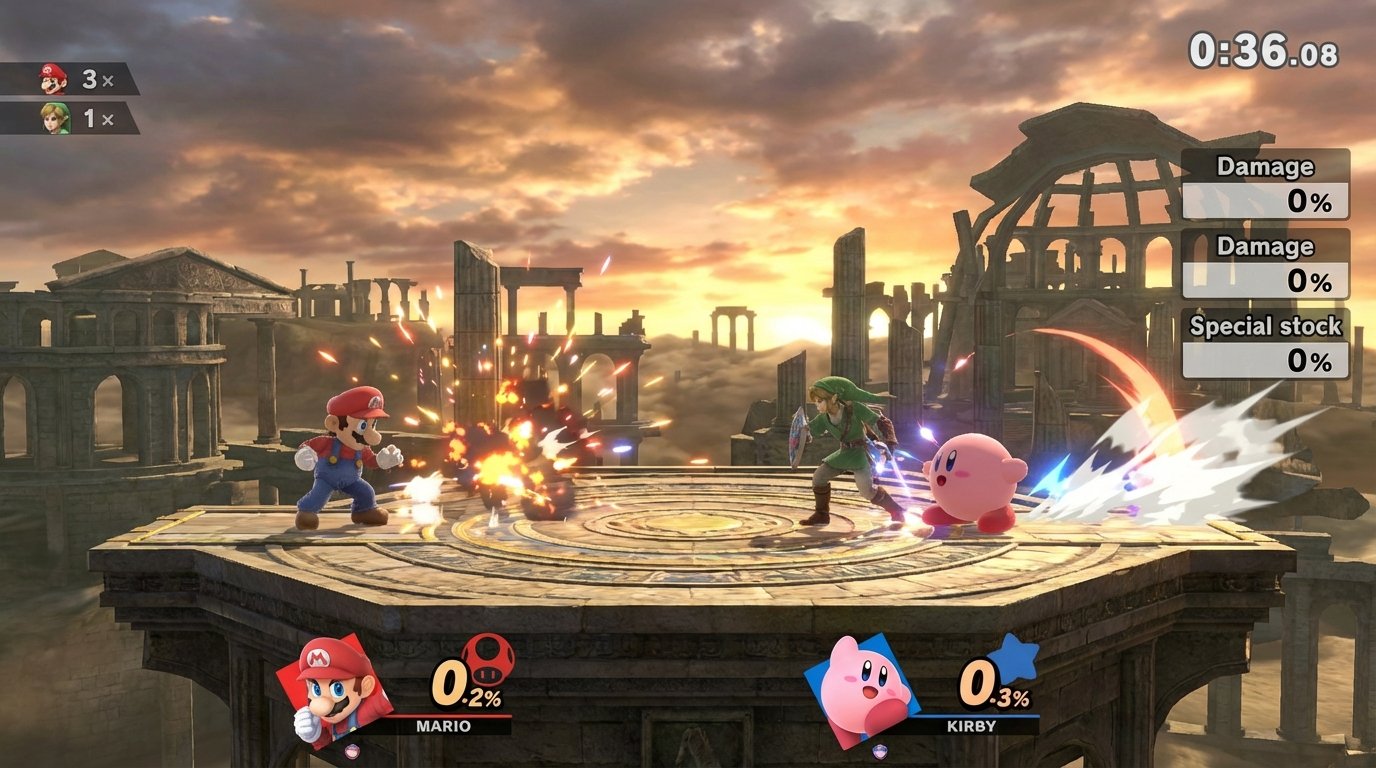 Super Smash Bros. game screenshot