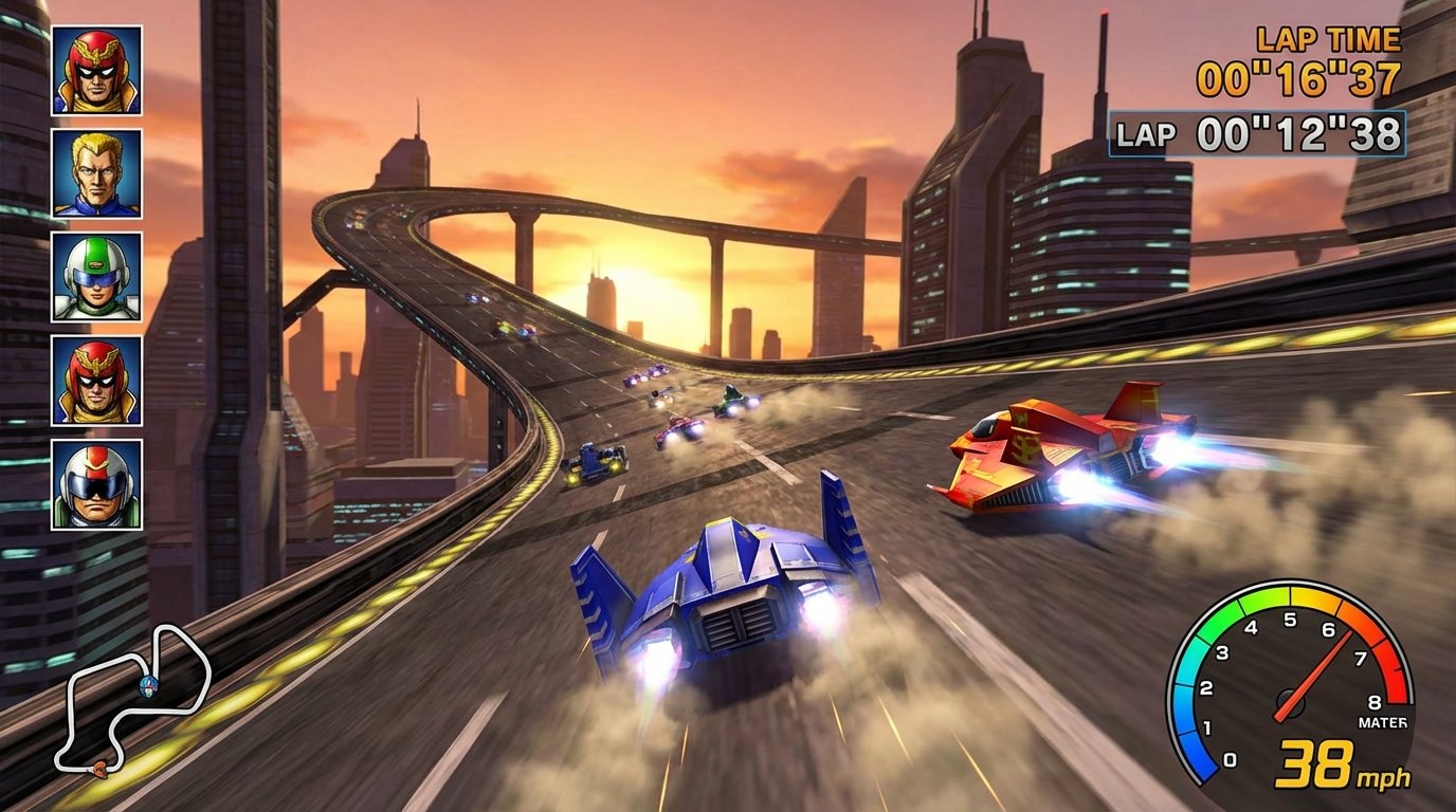 F-Zero X game screenshot