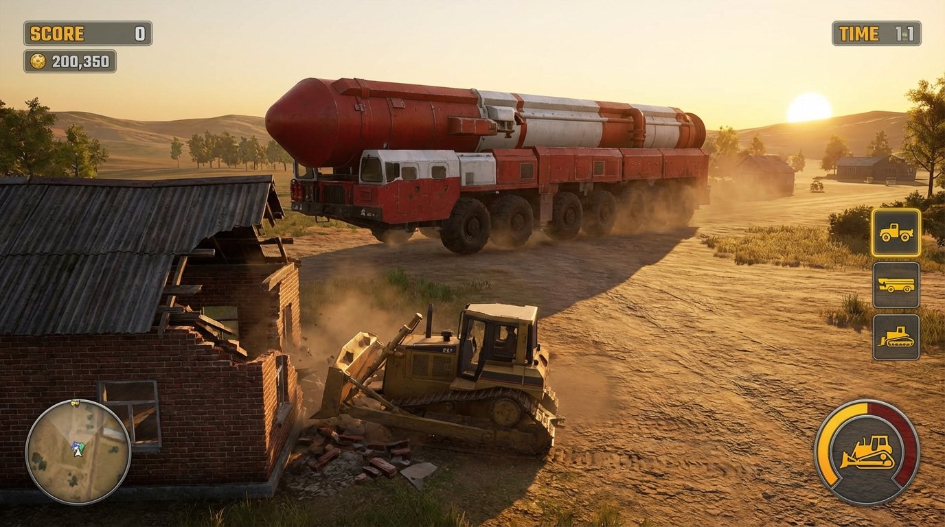 Blast Corps game screenshot