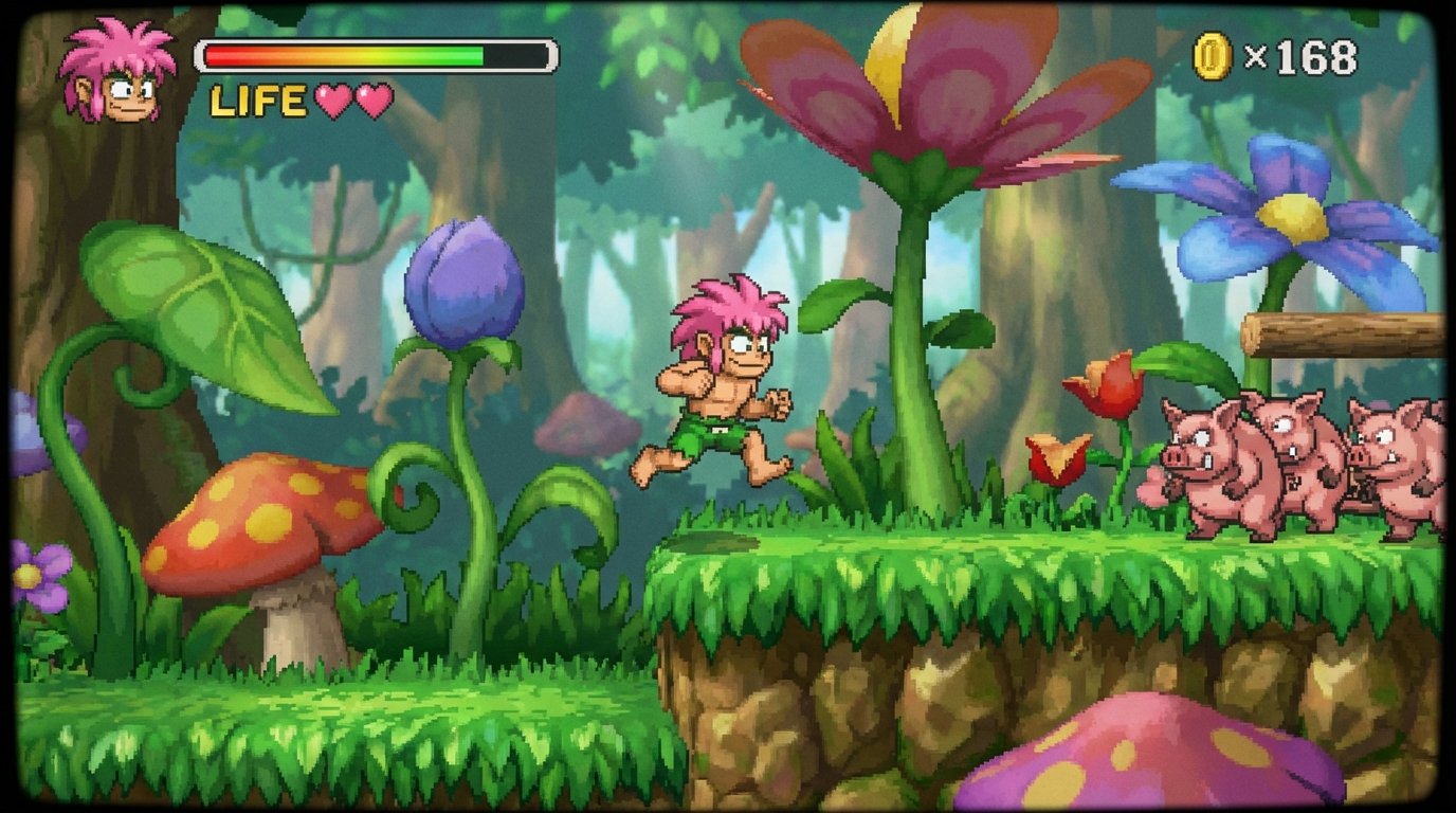 Tomba! game screenshot