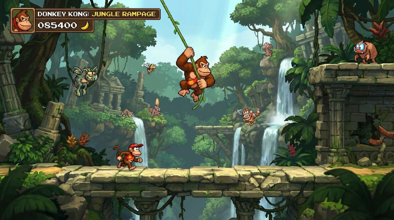 Donkey Kong: Jungle Rampage game screenshot