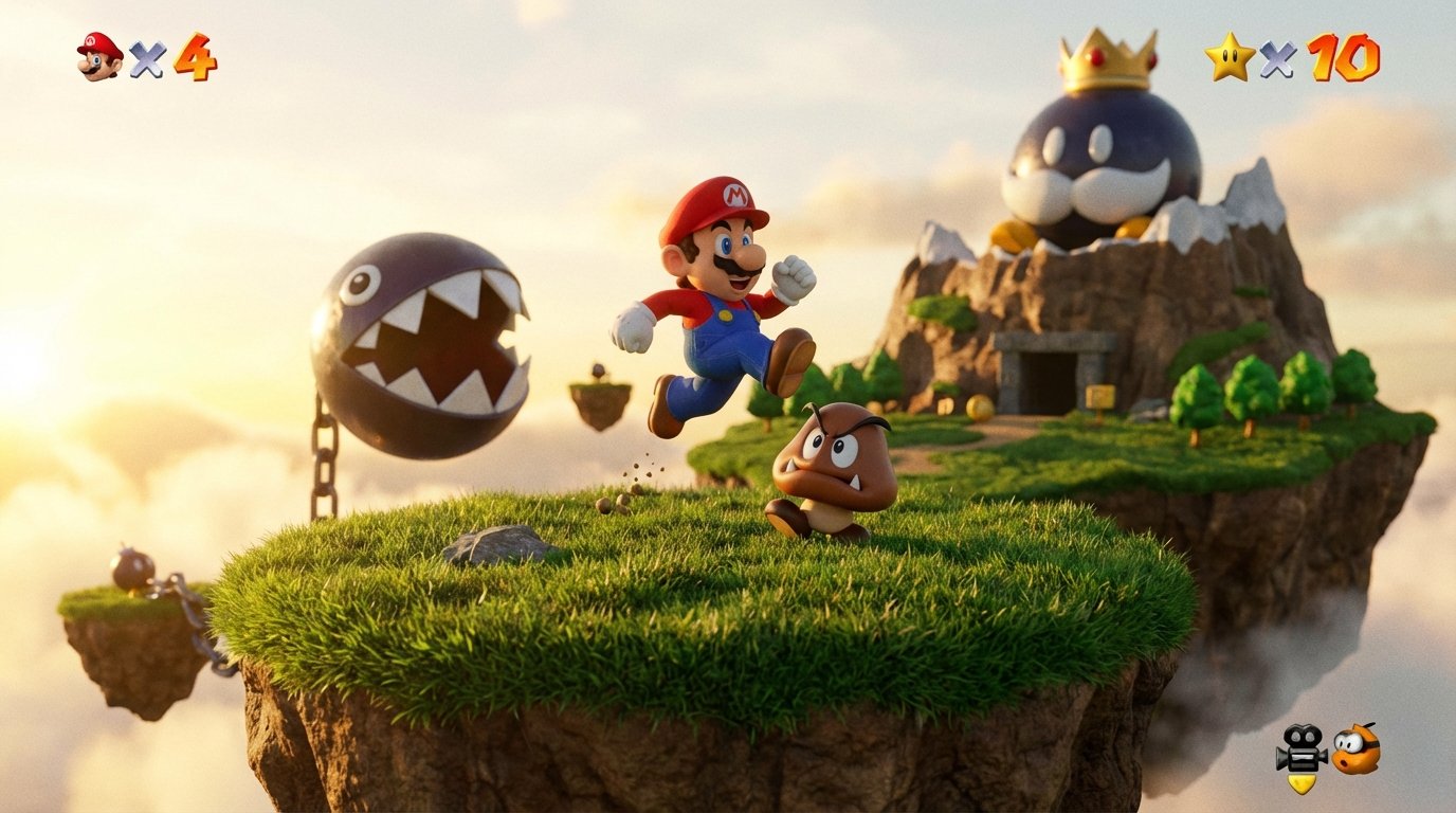 Super Mario 64 game screenshot