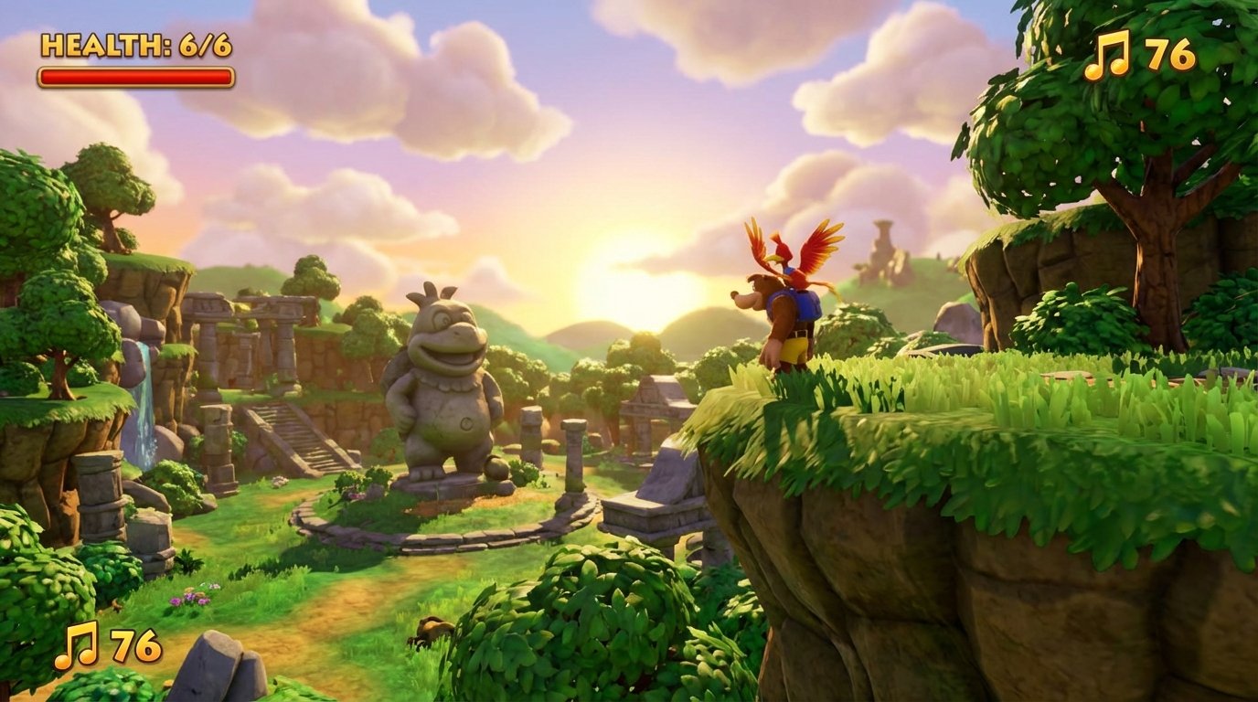 Banjo-Kazooie game screenshot