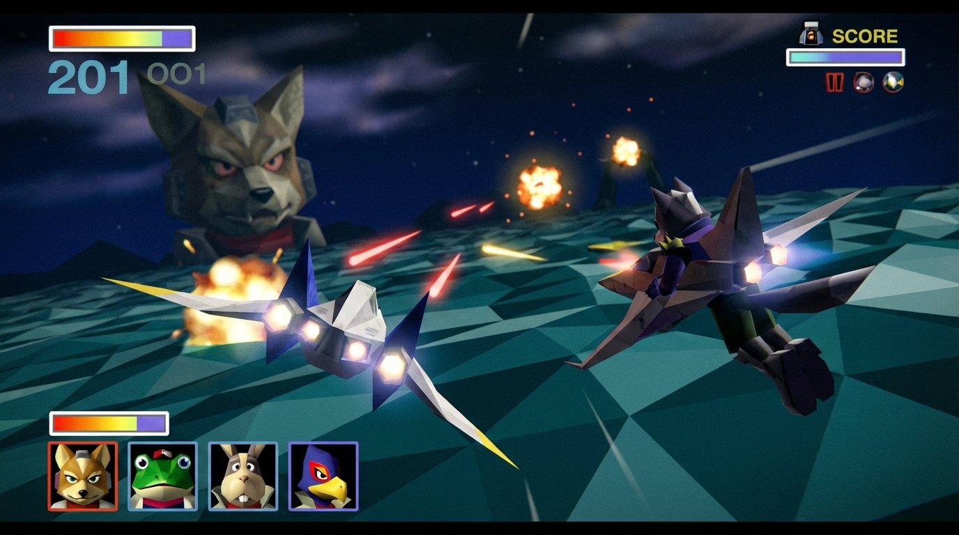 Star Fox 64 game screenshot