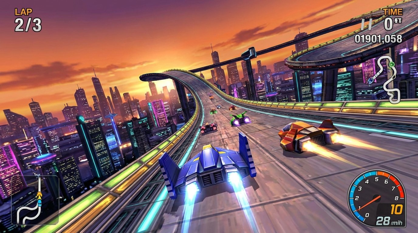F-Zero X game screenshot