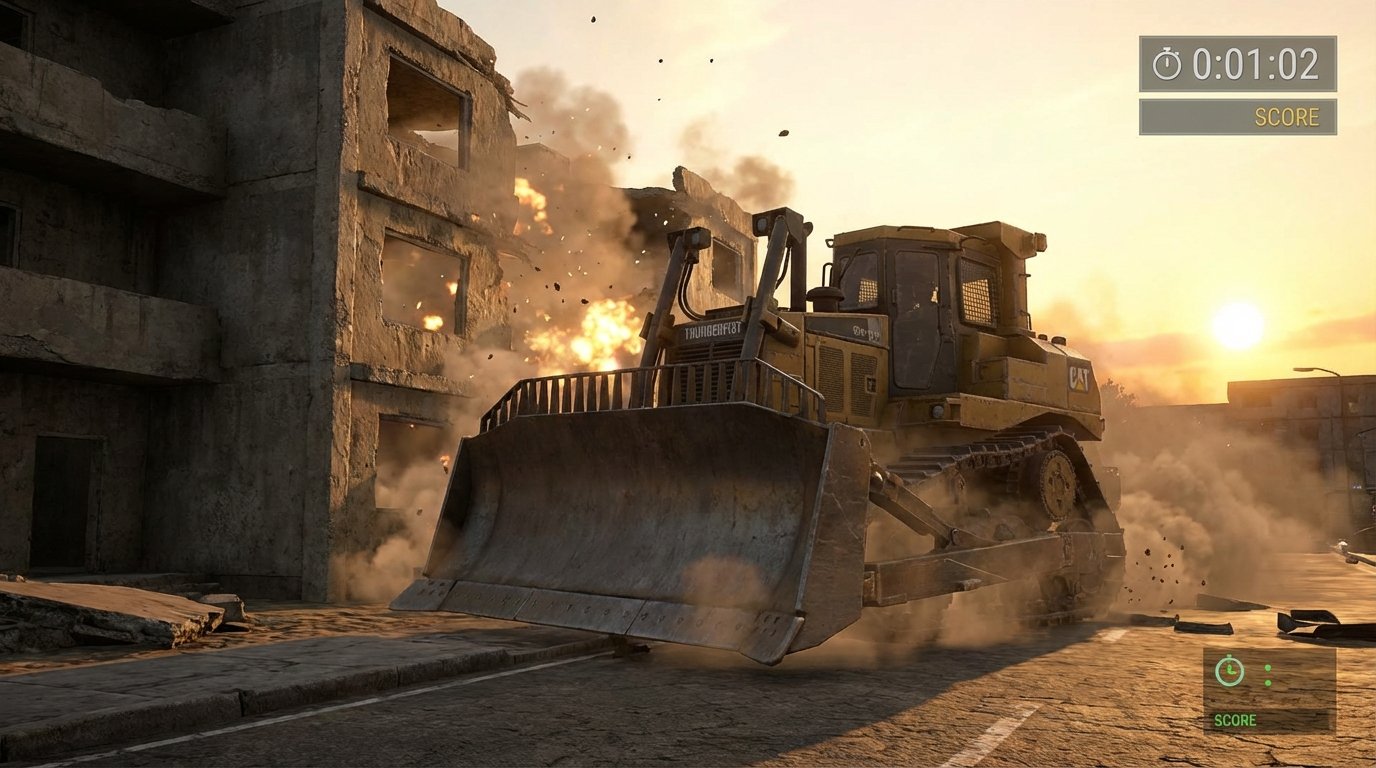 Blast Corps game screenshot