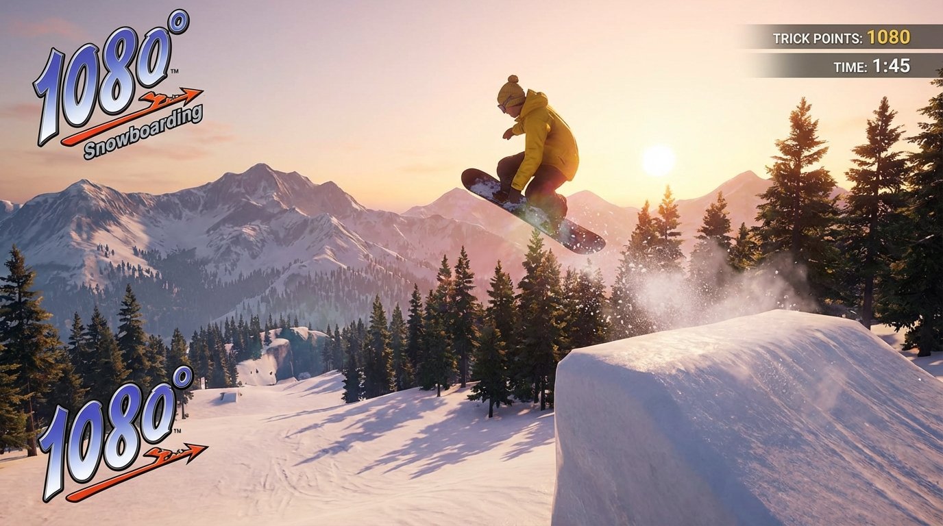 1080° Snowboarding game screenshot