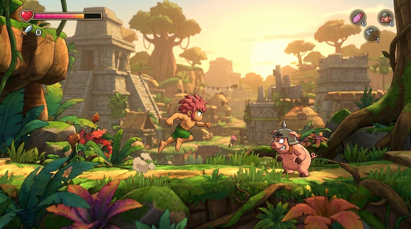 Tomba! game screenshot