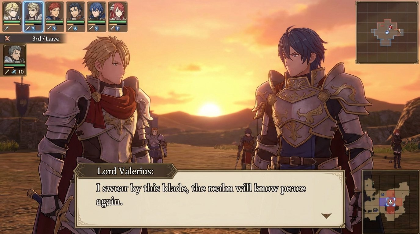 Fire Emblem: Sovereign's Oath game screenshot