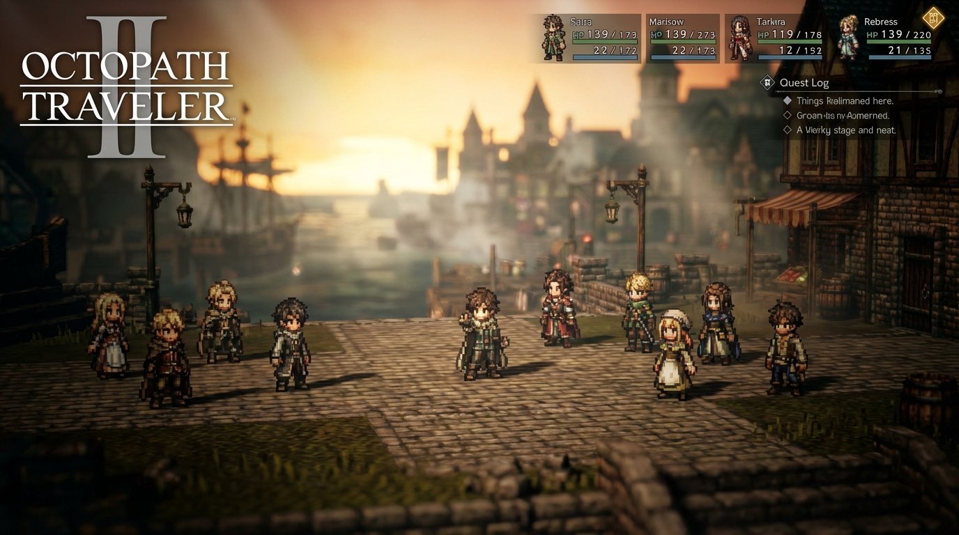 Octopath Traveler III game screenshot