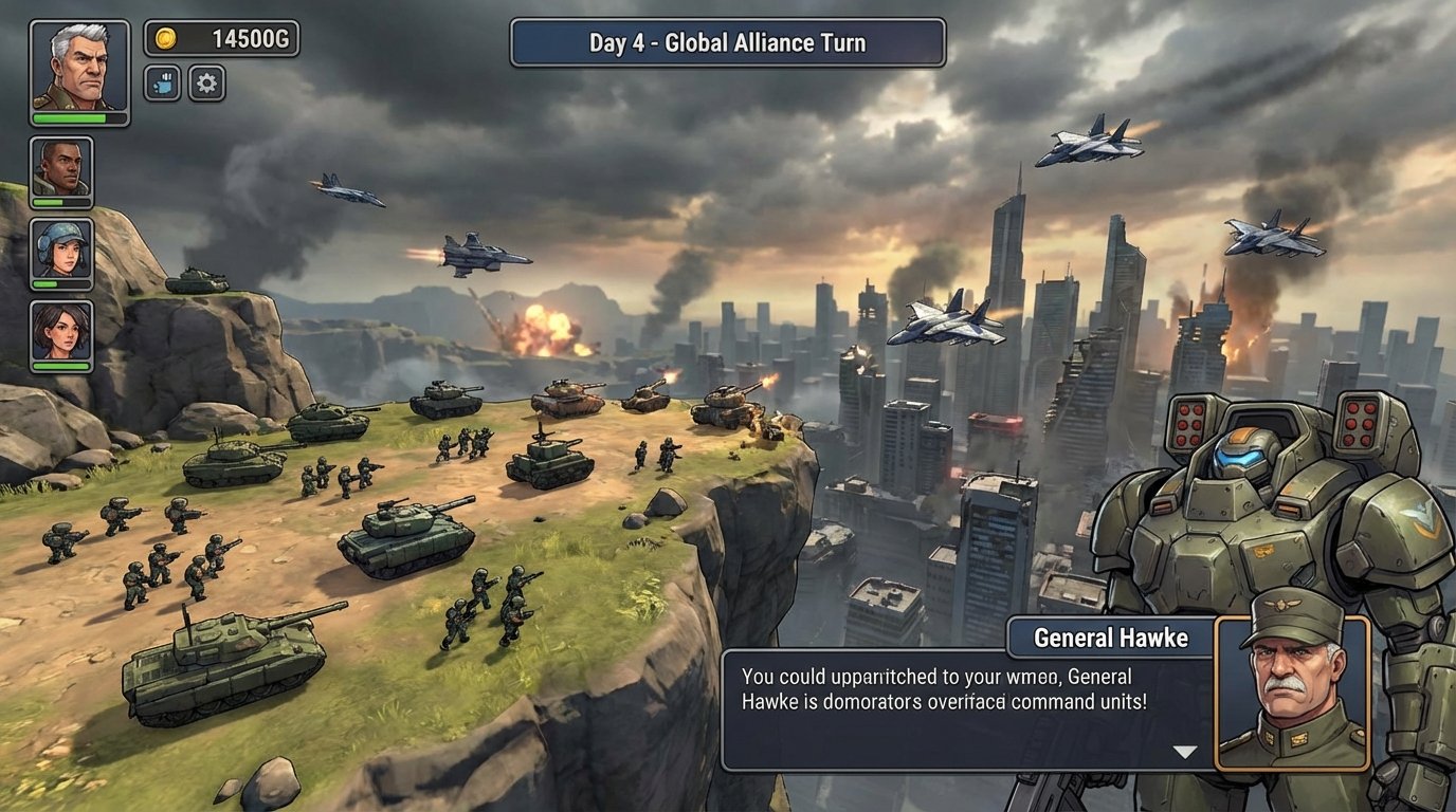 Advance Wars: Global Conflict game screenshot