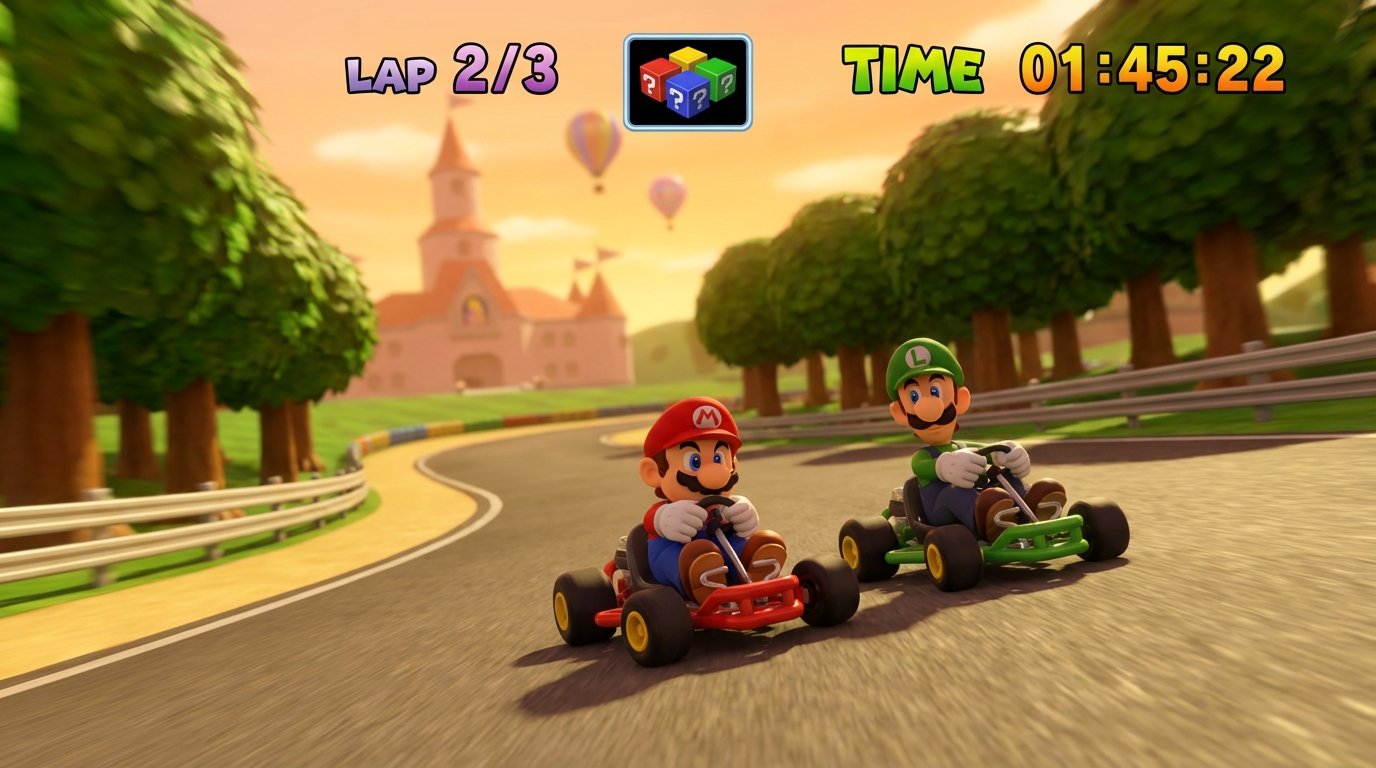 Mario Kart 64 game screenshot