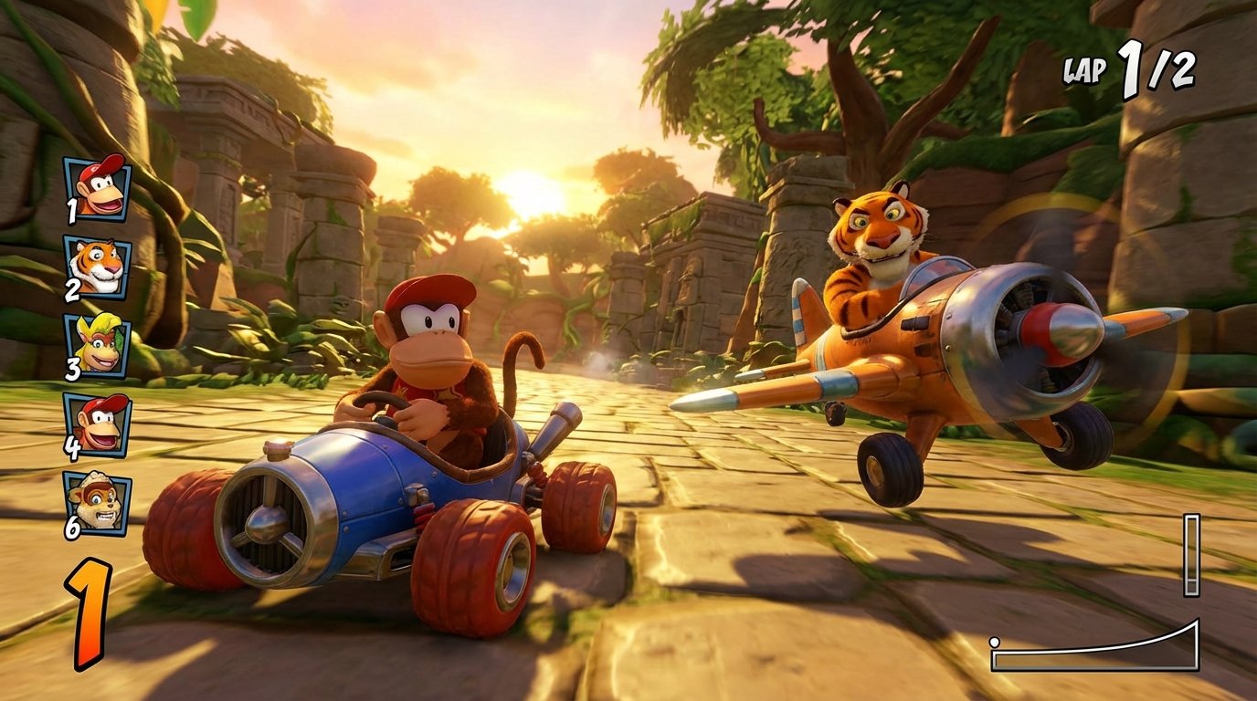Diddy Kong Racing game screenshot