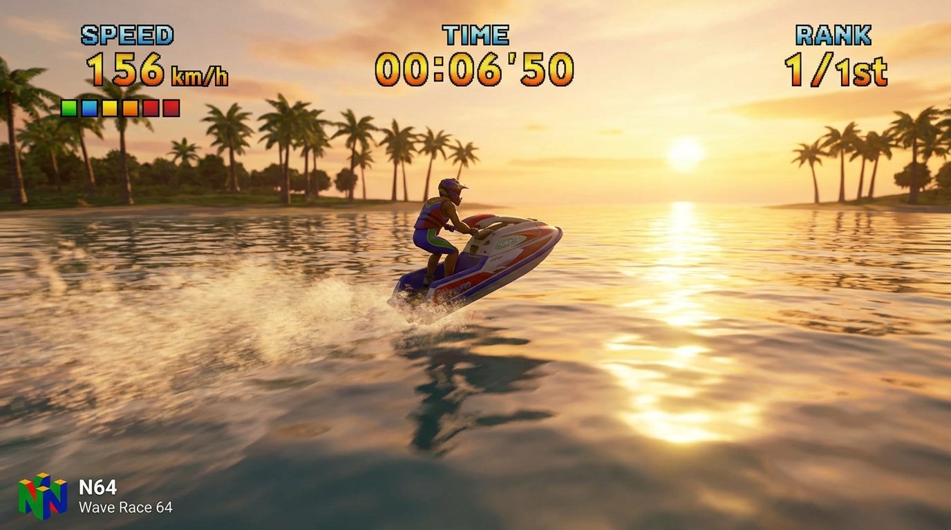 Wave Race 64 game screenshot