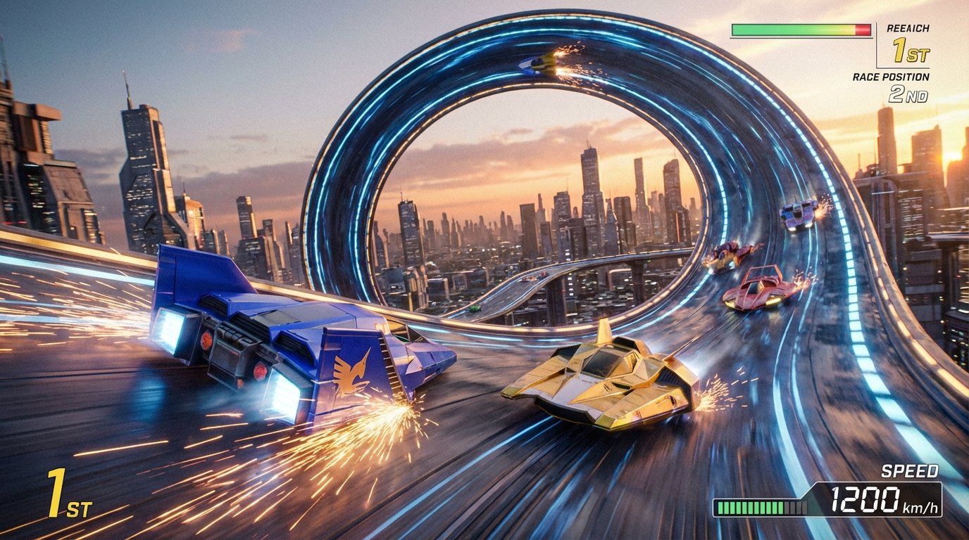 F-Zero X game screenshot