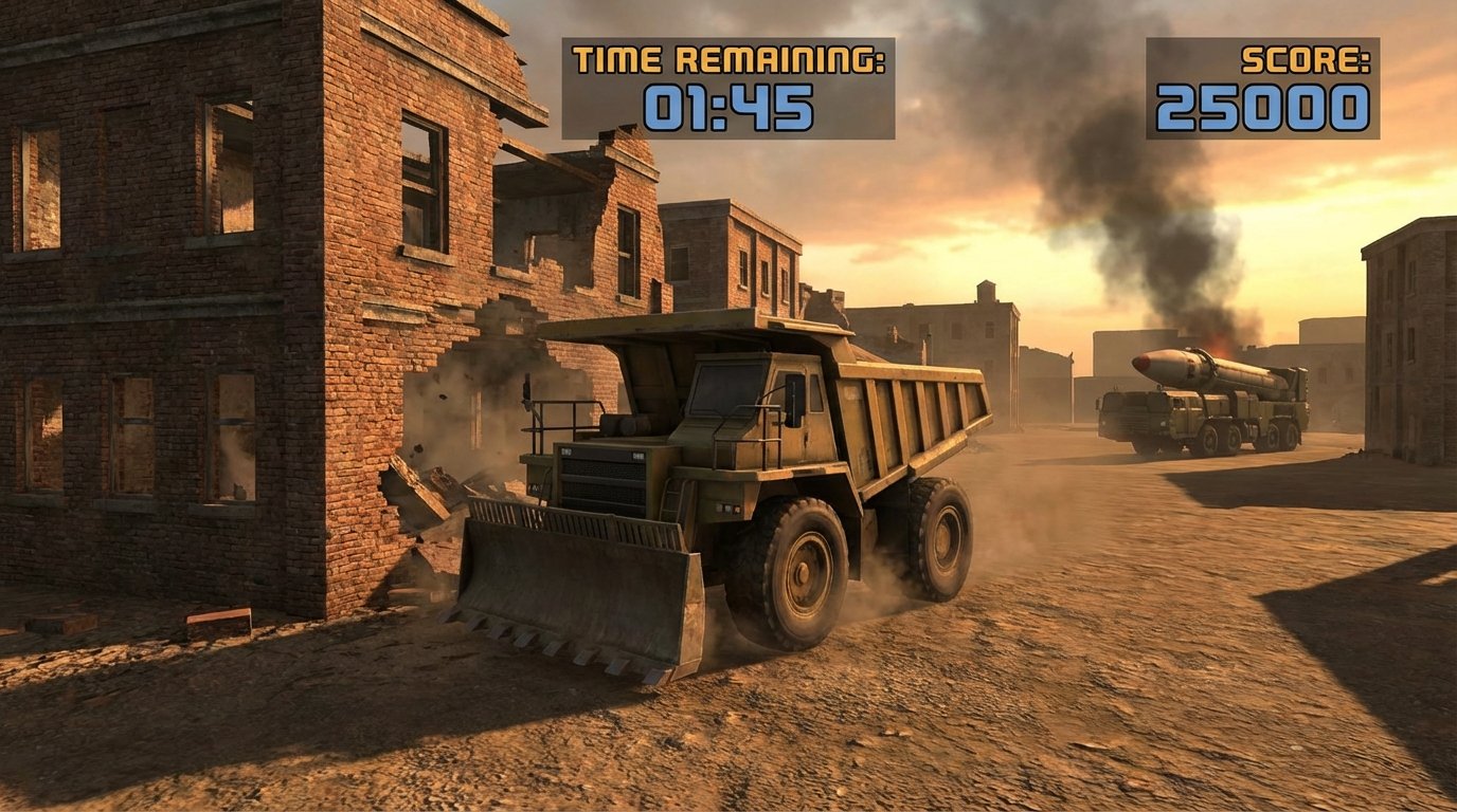 Blast Corps game screenshot