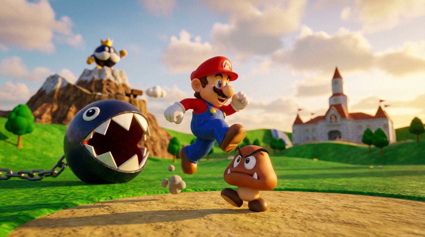 Super Mario 64 game screenshot