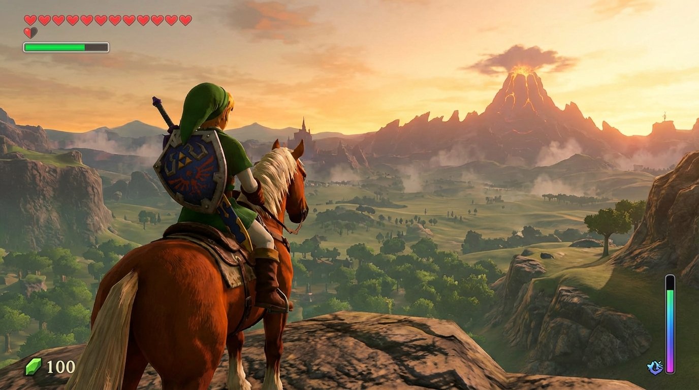 The Legend of Zelda: Ocarina of Time game screenshot