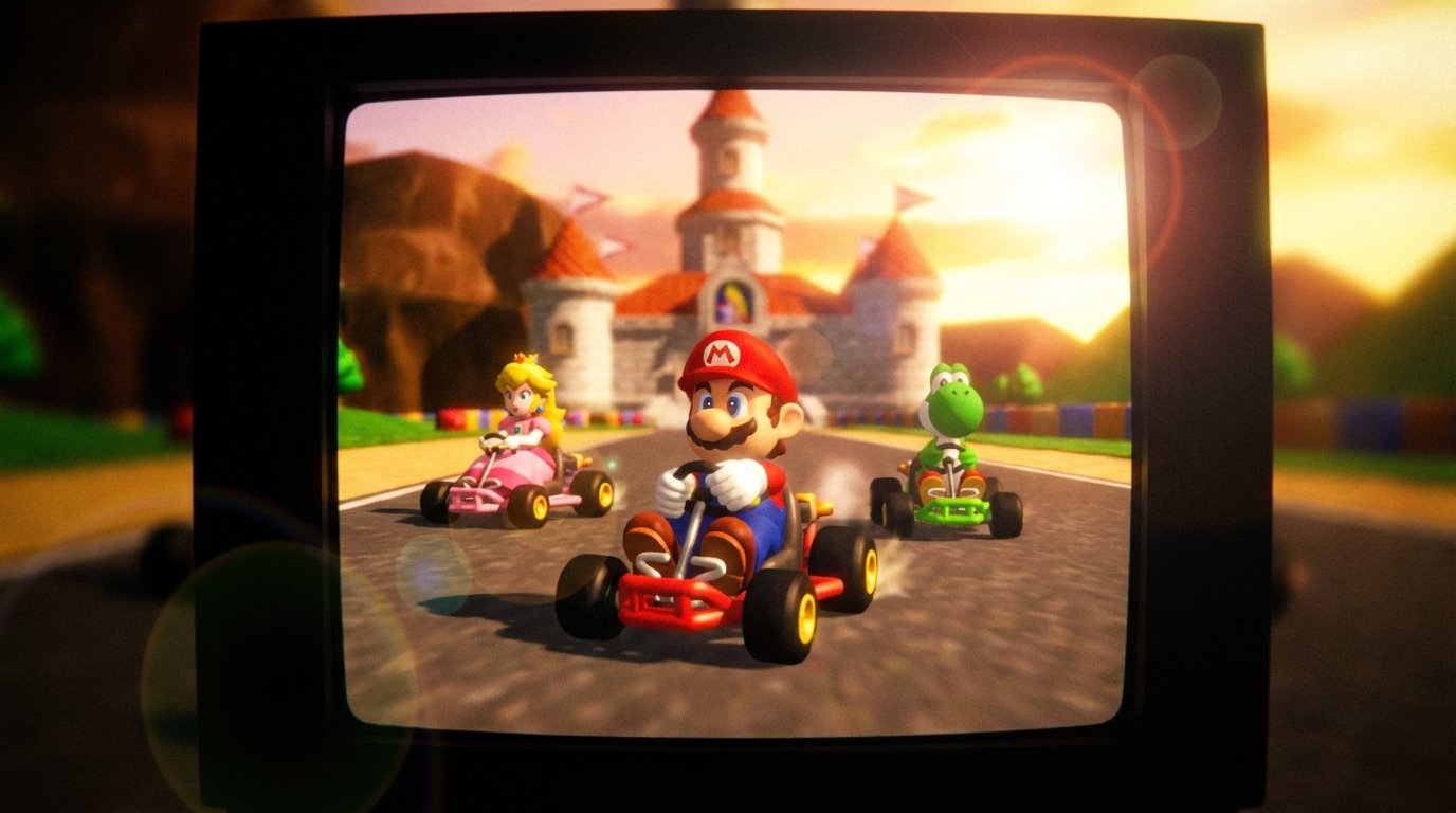 Mario Kart 64 game screenshot