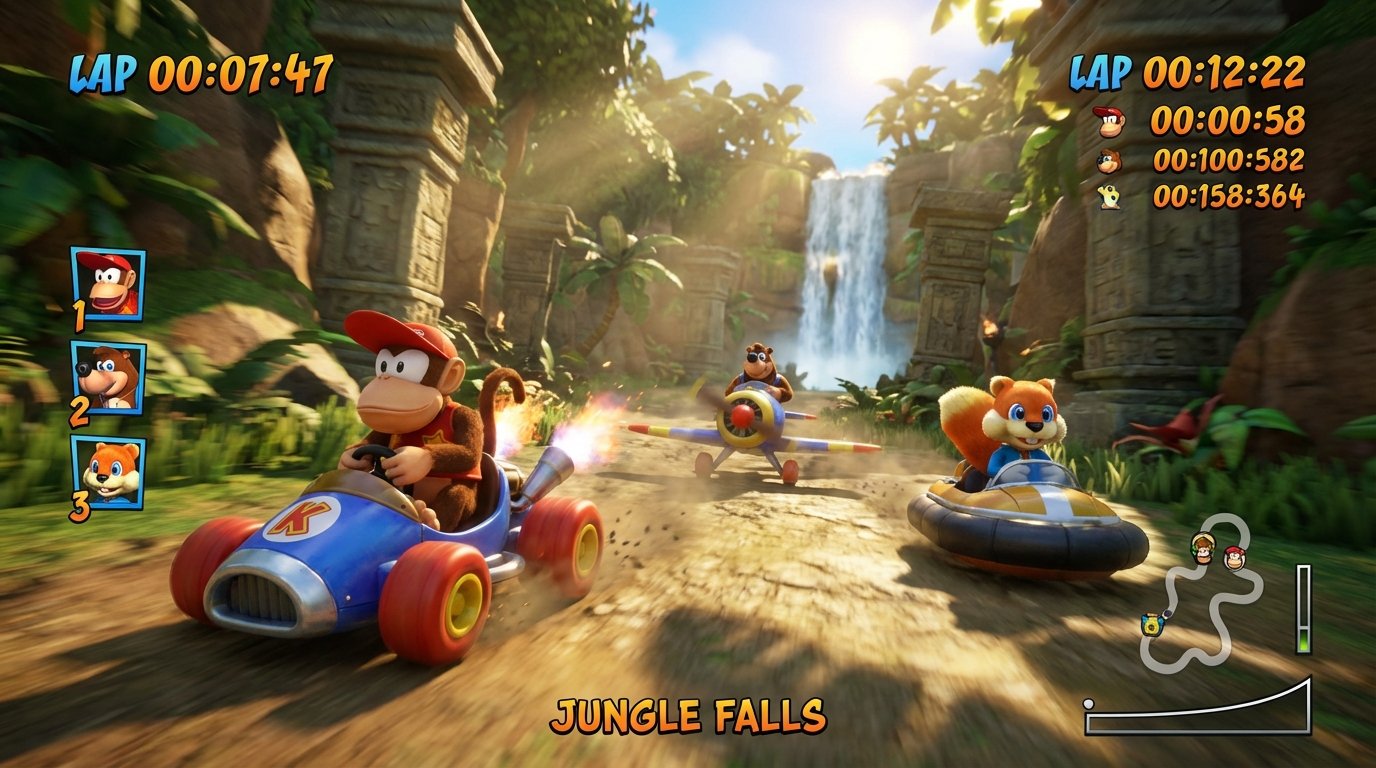Diddy Kong Racing game screenshot
