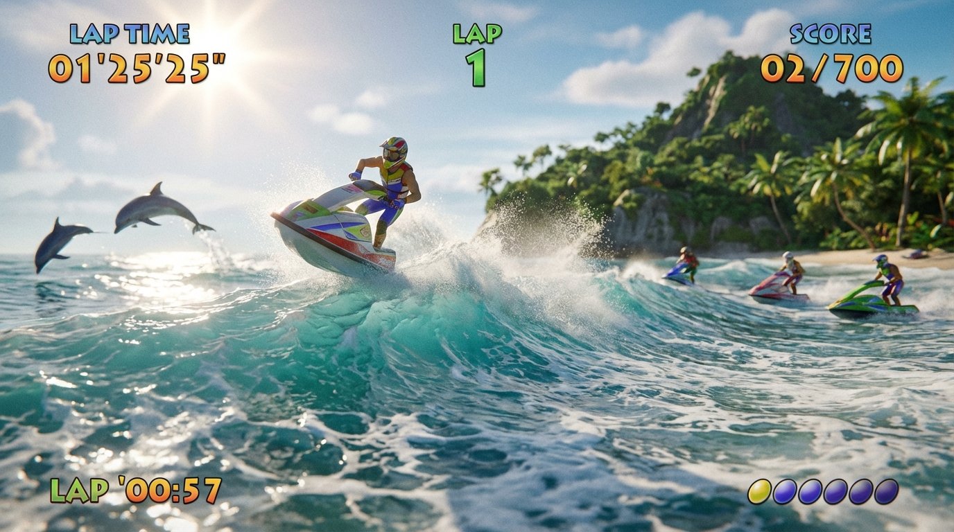 Wave Race 64 game screenshot