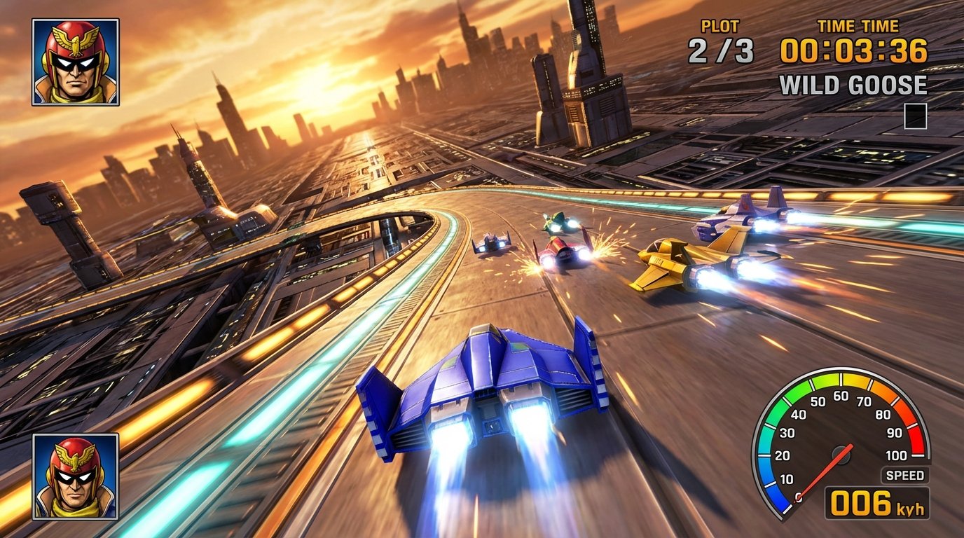 F-Zero X game screenshot