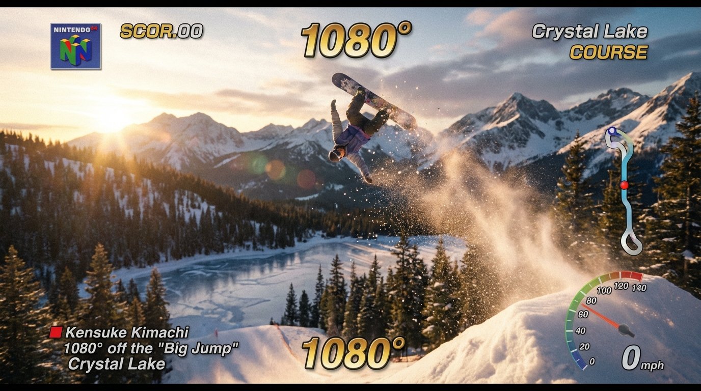 1080° Snowboarding game screenshot
