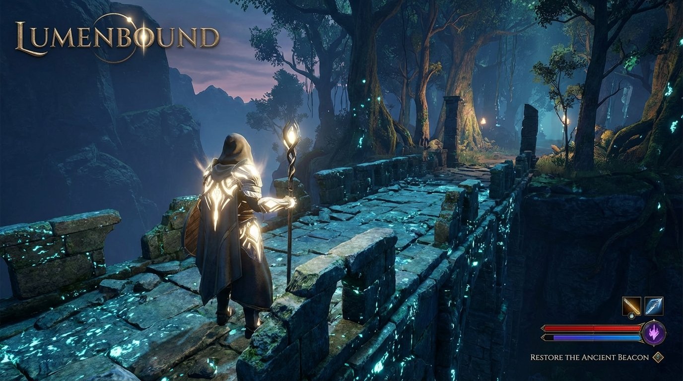 Lumenbound game screenshot