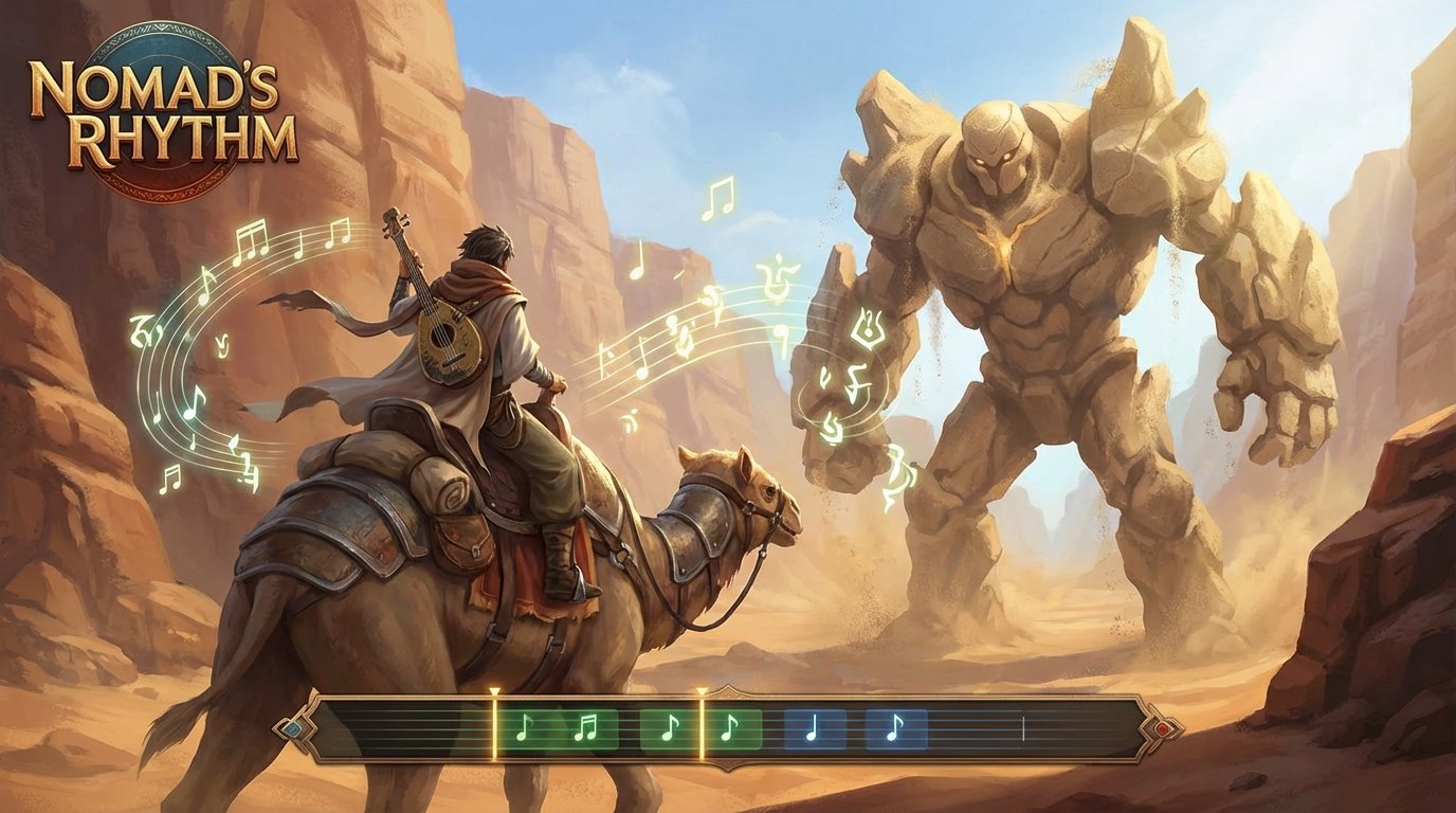 Nomad’s Rhythm game screenshot