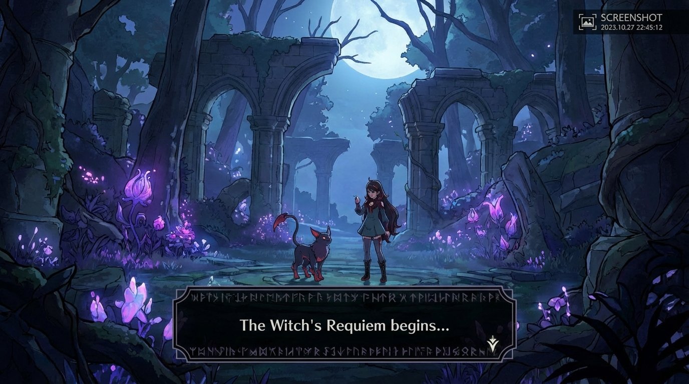 Bayonetta Origins: Witch’s Requiem game screenshot