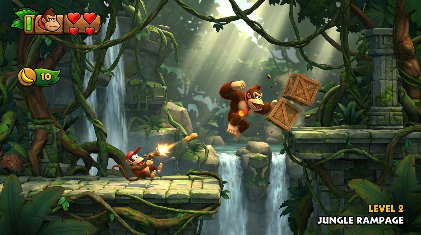 Donkey Kong: Jungle Rampage game screenshot