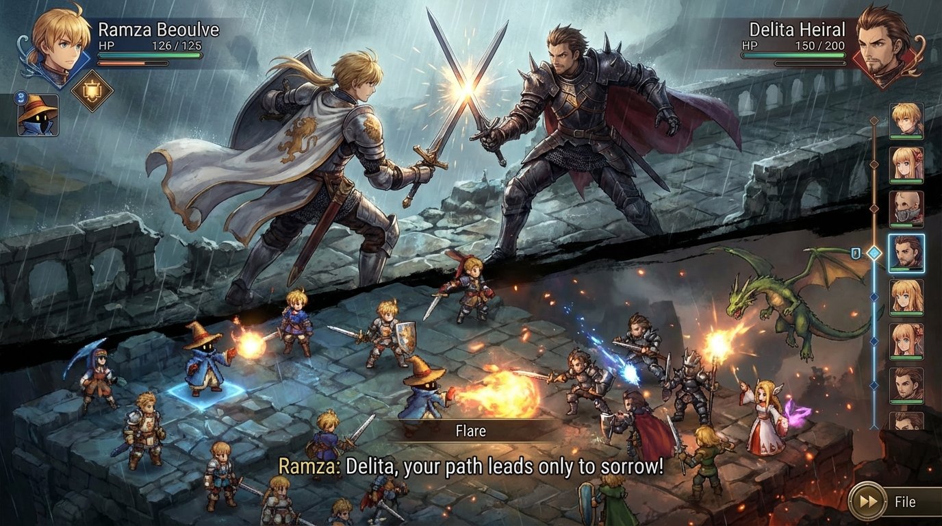 Final Fantasy Tactics: Reforged game screenshot