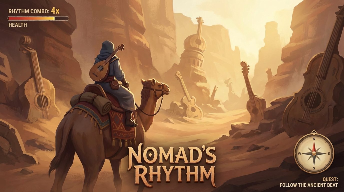 Nomad’s Rhythm game screenshot