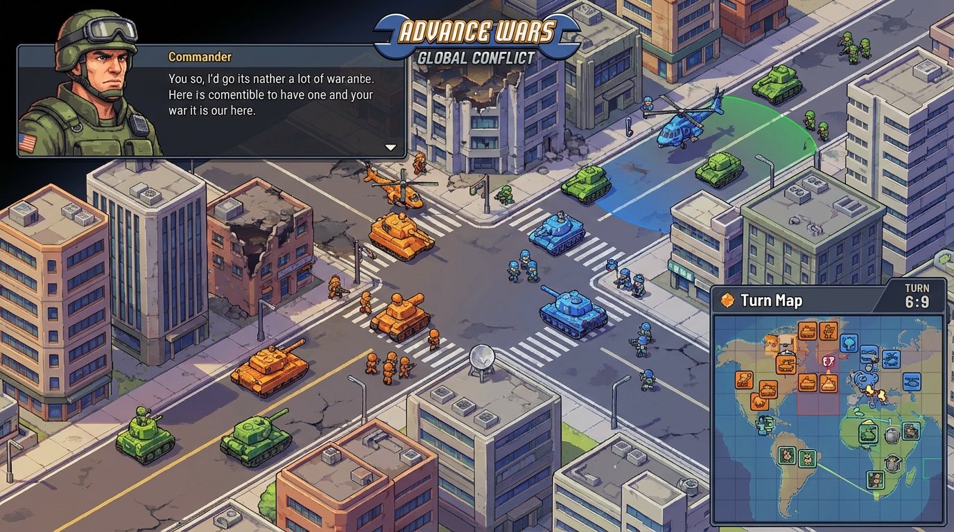 Advance Wars: Global Conflict game screenshot