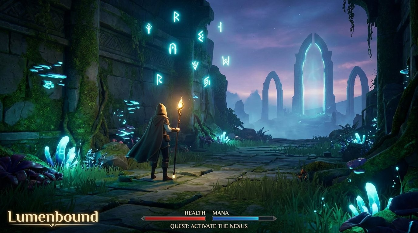 Lumenbound game screenshot