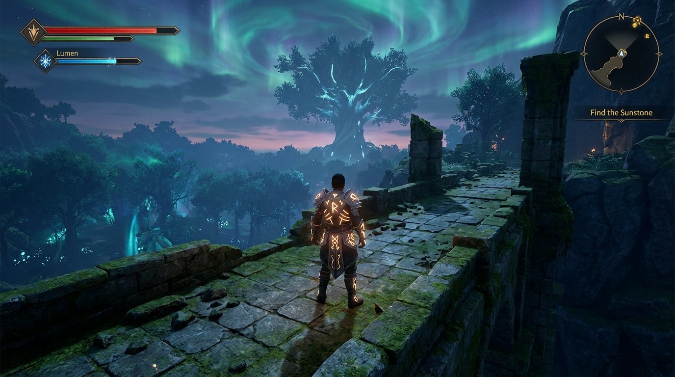 Lumenbound game screenshot