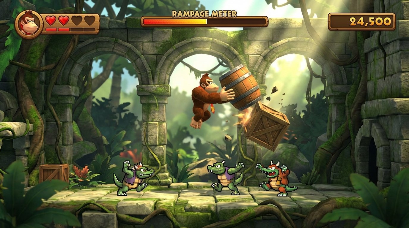 Donkey Kong: Jungle Rampage game screenshot