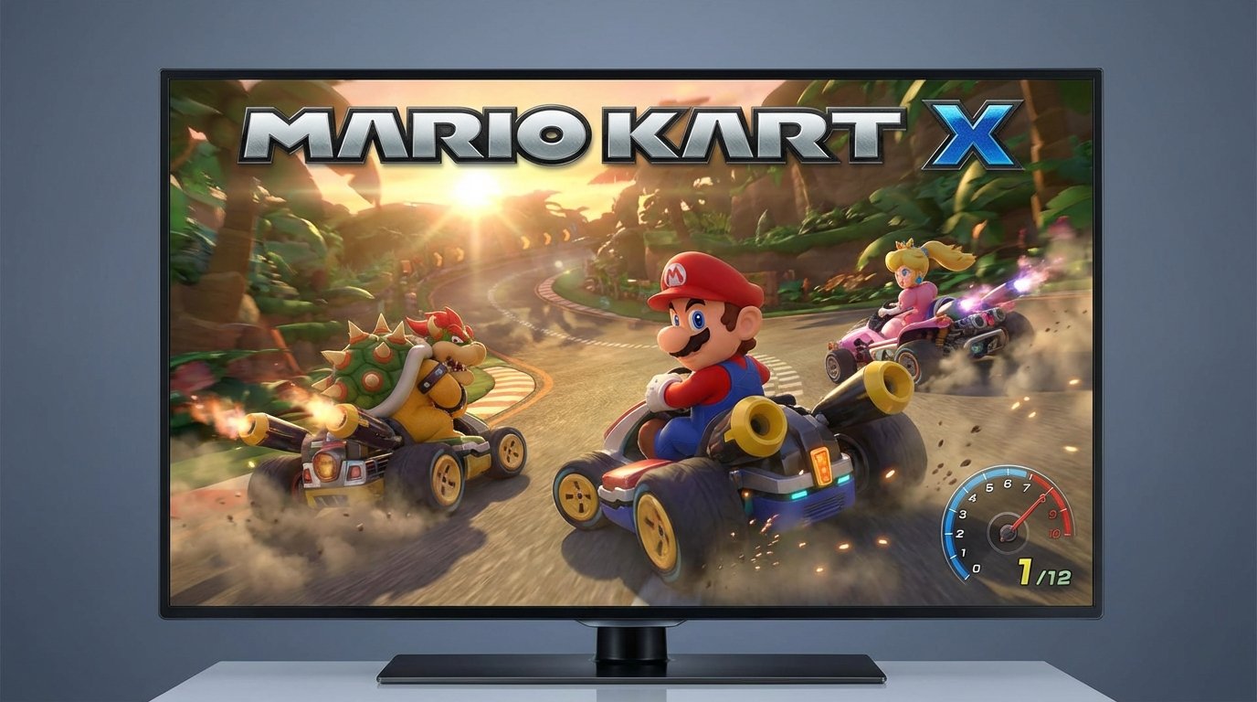 Mario Kart X game screenshot